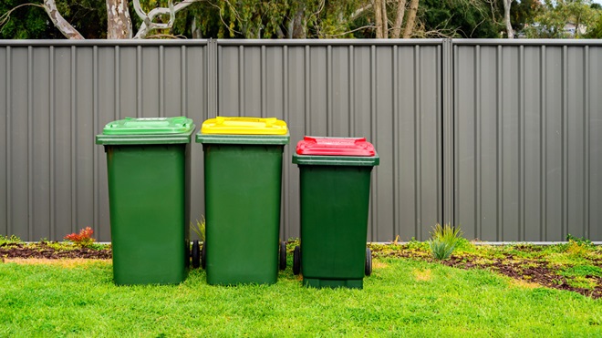 autralian_green_yellow_and_red_waste_garbage_bins_lead